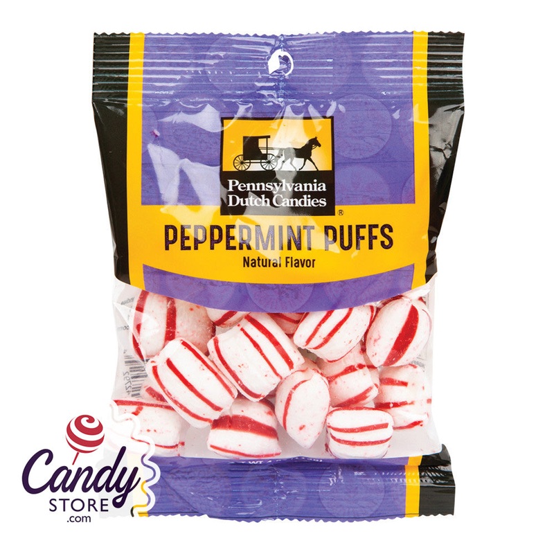 Peppermint Sugar Puffs – 12ct Peg Bags