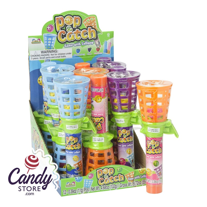 Pop And Catch Game With Lollipop 0.39oz – 12ct