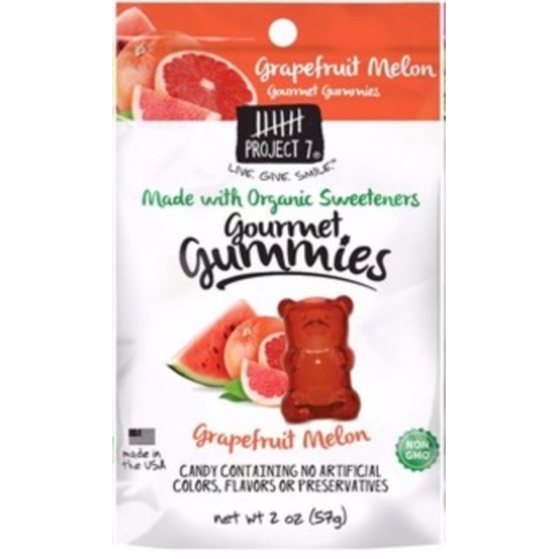 Project 7 Grapefruit Melon Gummy Pouch – 8ct