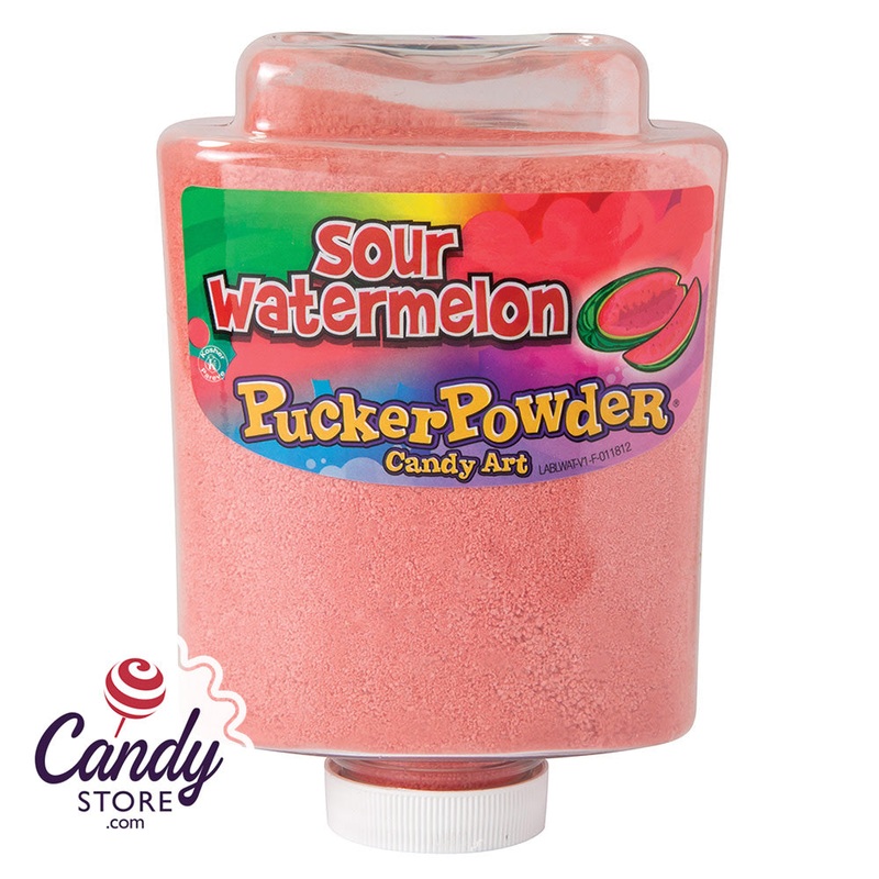 Pucker Powder Sour Red Watermelon Bottle – 1ct