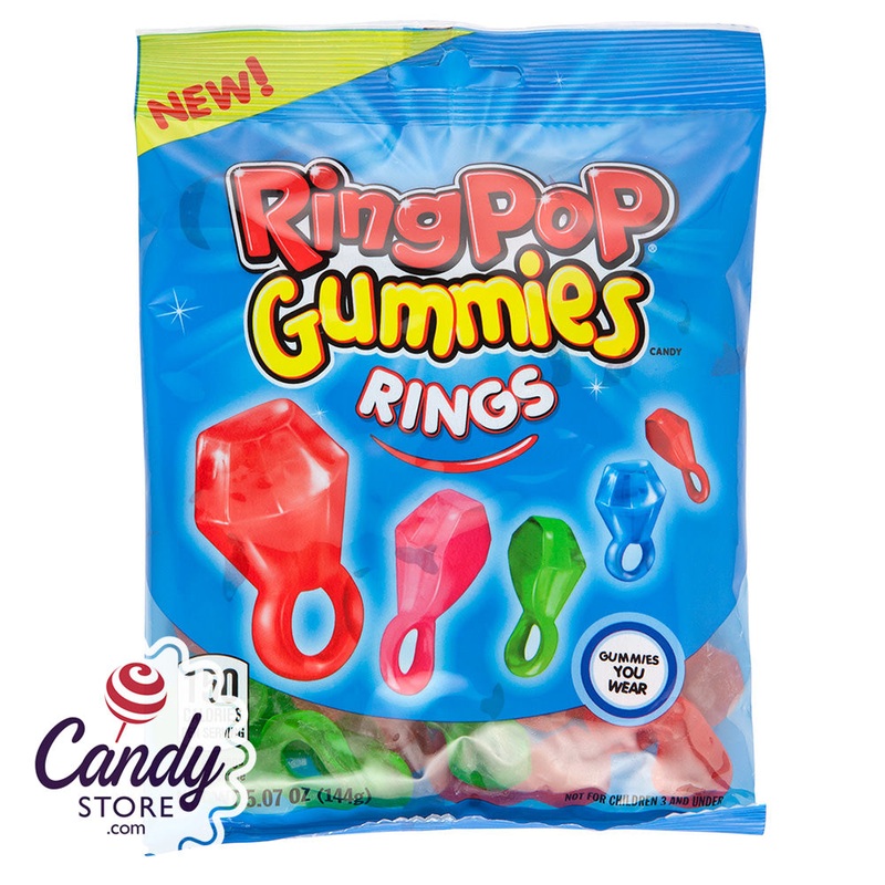 Ring Pop Gummies Rings Bags – 12ct