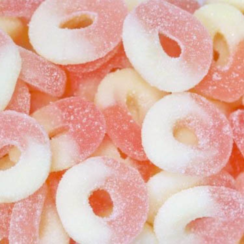 Strawberry Banana Gummy Rings Candy – 4.5lb