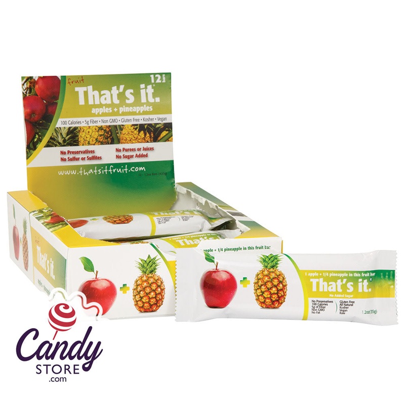 That’s It Apple And Pineapple Fruit Bar 1.2oz – 12ct