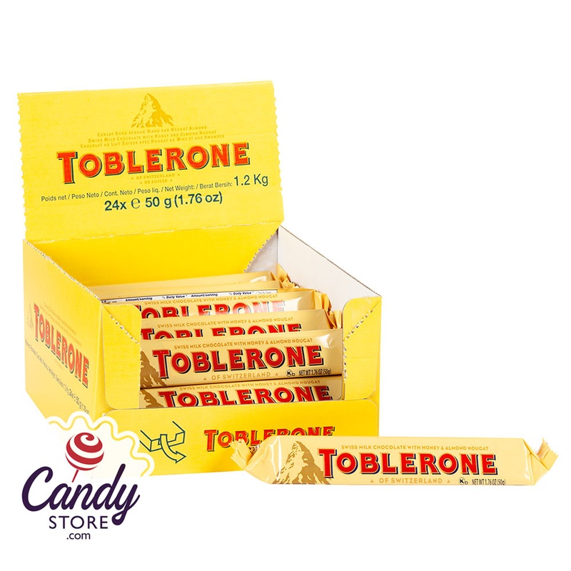 Toblerone Milk 1.76oz Bars – 24ct