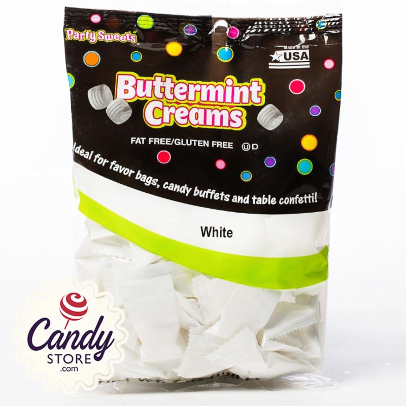 White Buttermint Creams – 7oz Pillow Packs