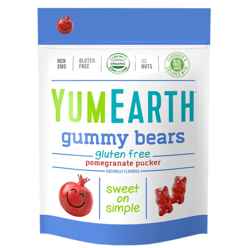 Yum Earth Organic Pomegranate Pucker Gummy Bears – 12ct