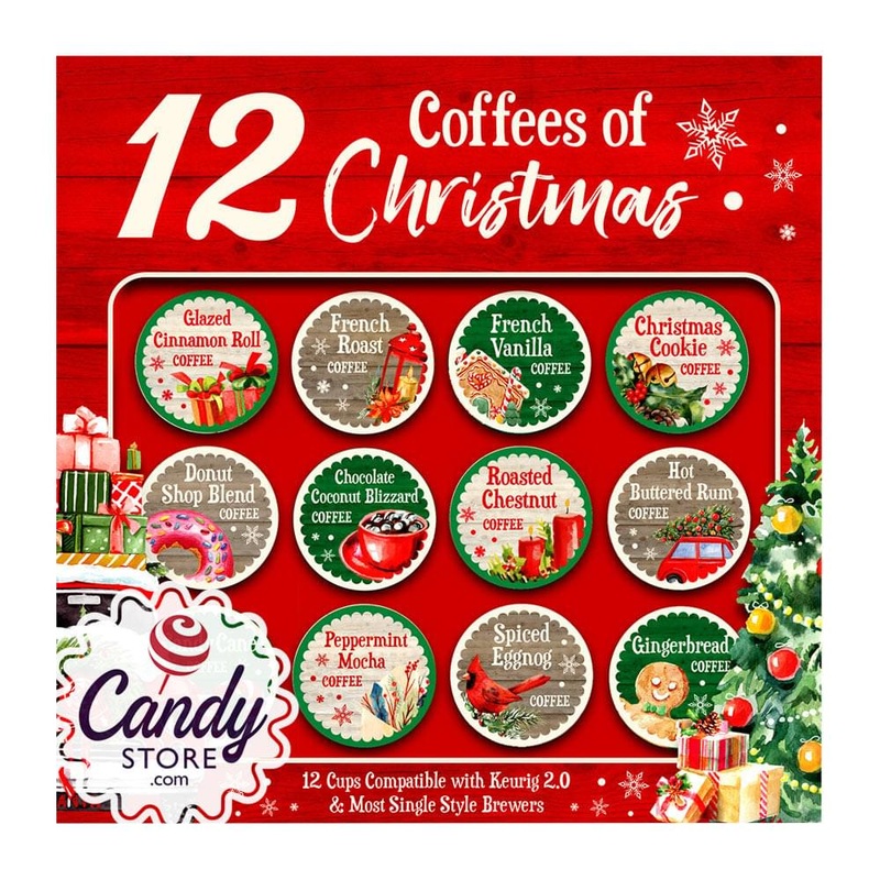 12 K Cup Coffees Of Christmas 25.6oz Gift Pack – 6ct