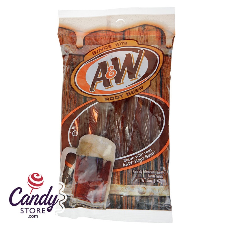 A&W Root Beer Licorice Twists Bags – 6ct