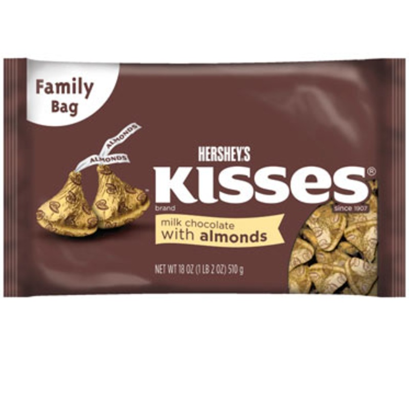 Almond Hersheys Kisses – 18oz