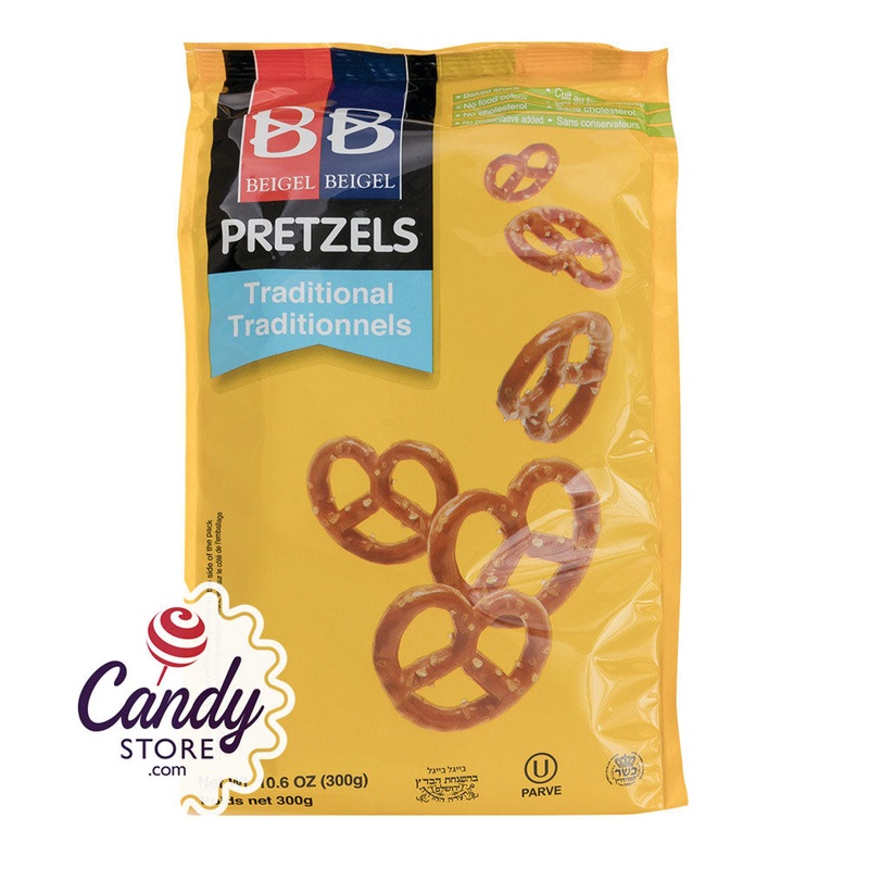 B&B Traditional Pretzels 10.6oz Pouch – 12ct