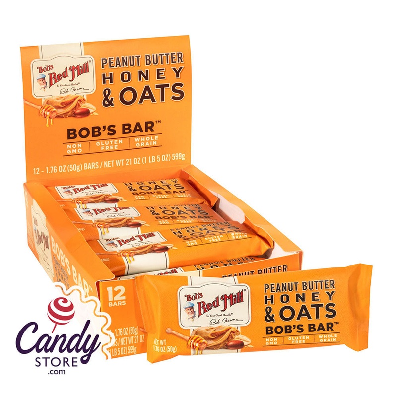 Bob’s Red – Bar – Peanut Buter & Oat – 1.76oz – 12ct