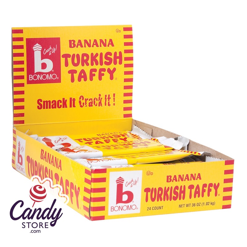 Bonomo Turkish Taffy Banana – 24ct