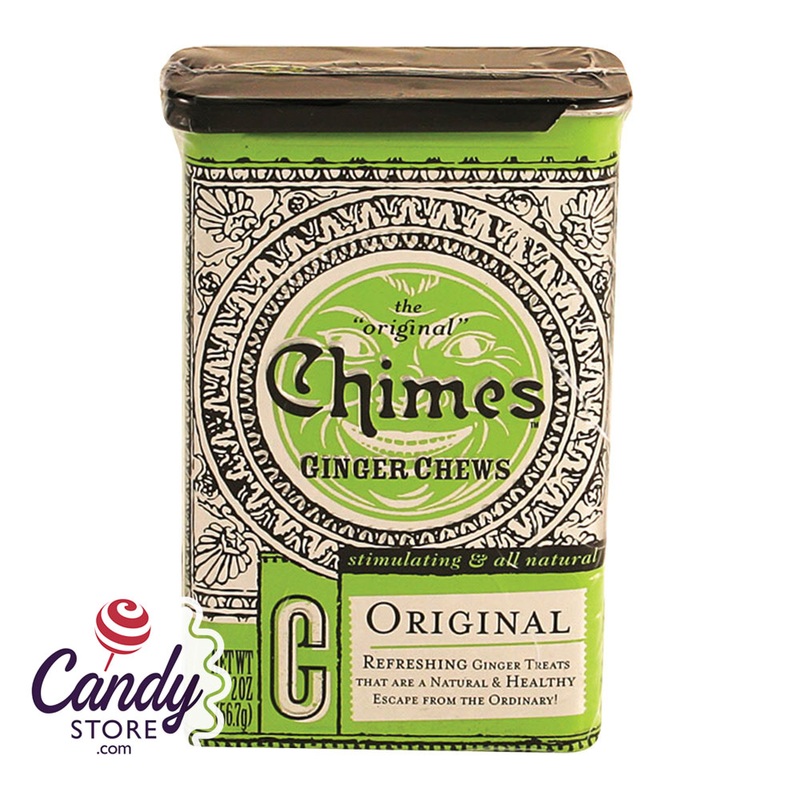 Chimes Original Ginger Chews 2oz Tin – 20ct