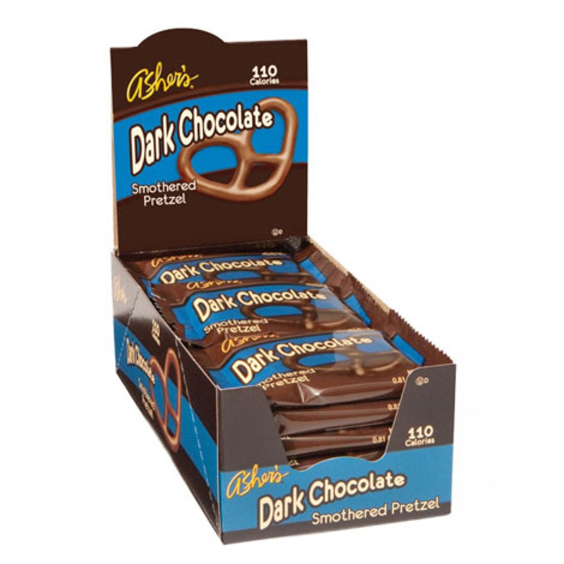 Dark Chocolate Covered Pretzels – 18ct