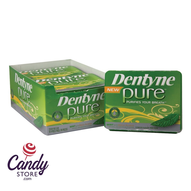 Dentyne Pure Mint With Melon Accents – 10ct