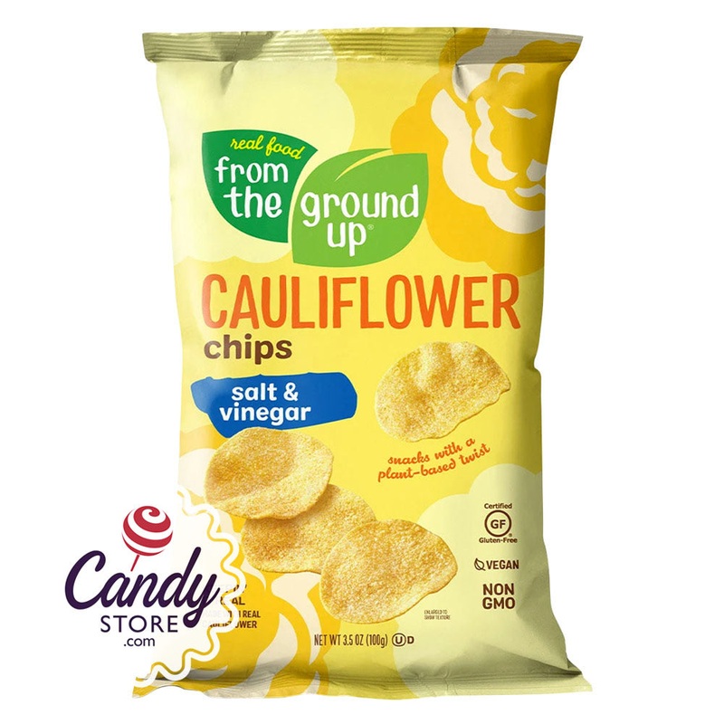 From The Ground Up Cauliflower Salt & Vinegar Chips 3.5oz Bags – 12ct