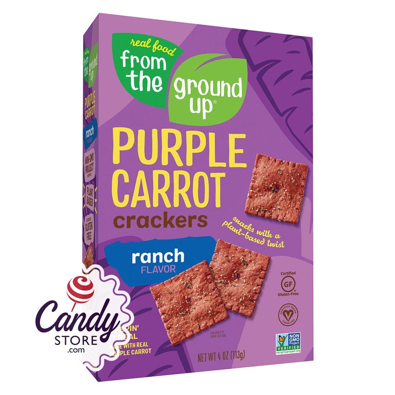 From The Ground Up Purple Carrot Ranch Cracker 4oz Boxes – 6ct