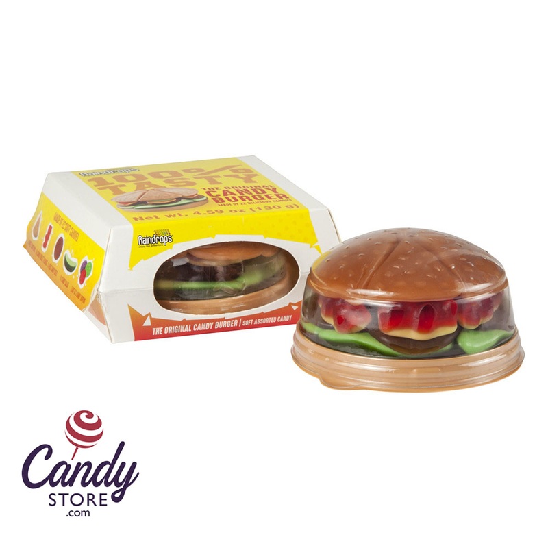Gummy Hamburger Raindrops – 9ct