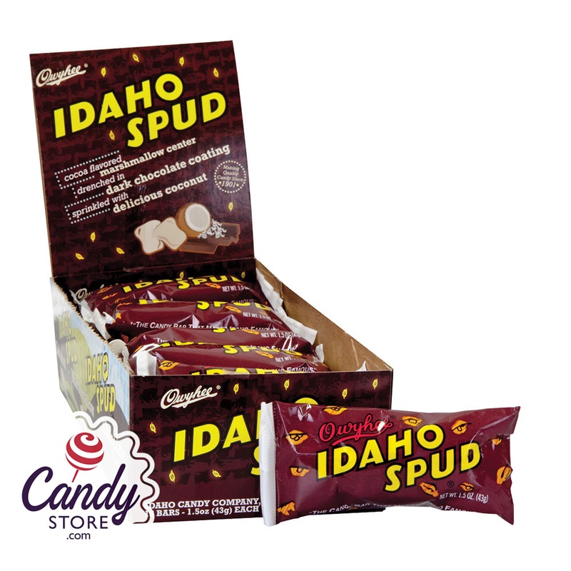 Idaho Spud Candy Bars – 18ct