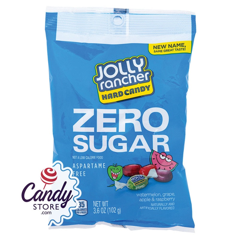 Jolly Rancher Zero Sugar Candy – 12ct Peg Bags