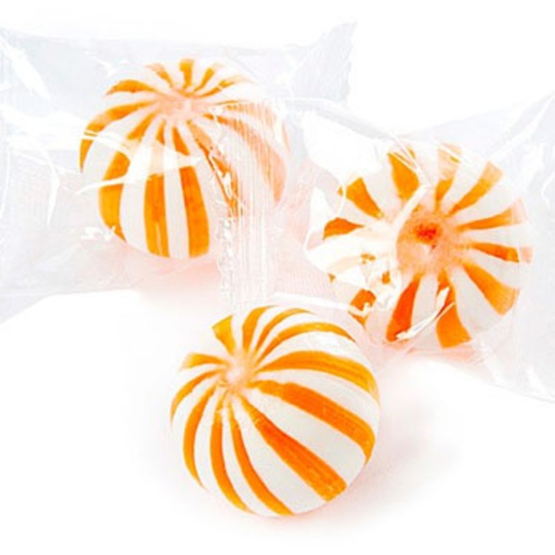 Large Orange Striped Balls – 5lb