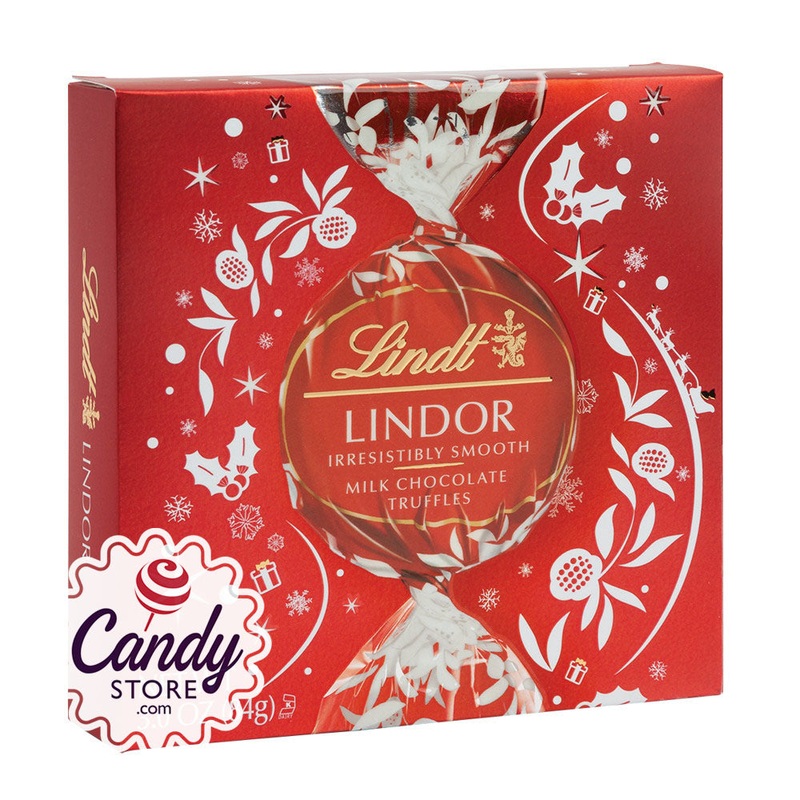 Lindt Lindor Milk Chocolate Truffles Icon 3.8oz Gift Boxes – 12ct