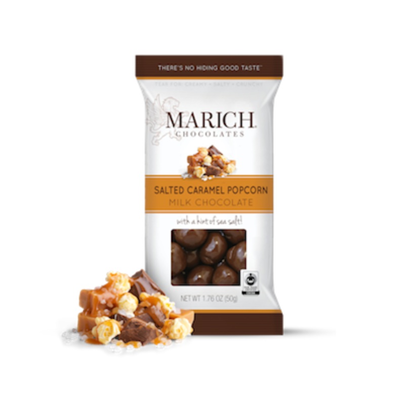 Marich Milk Chocolate Salted Caramel Popcorn Bags – 9ct