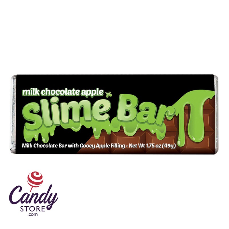 Milk Chocolate Apple Amusemints Slime Bar 1.75oz Bar – 24ct