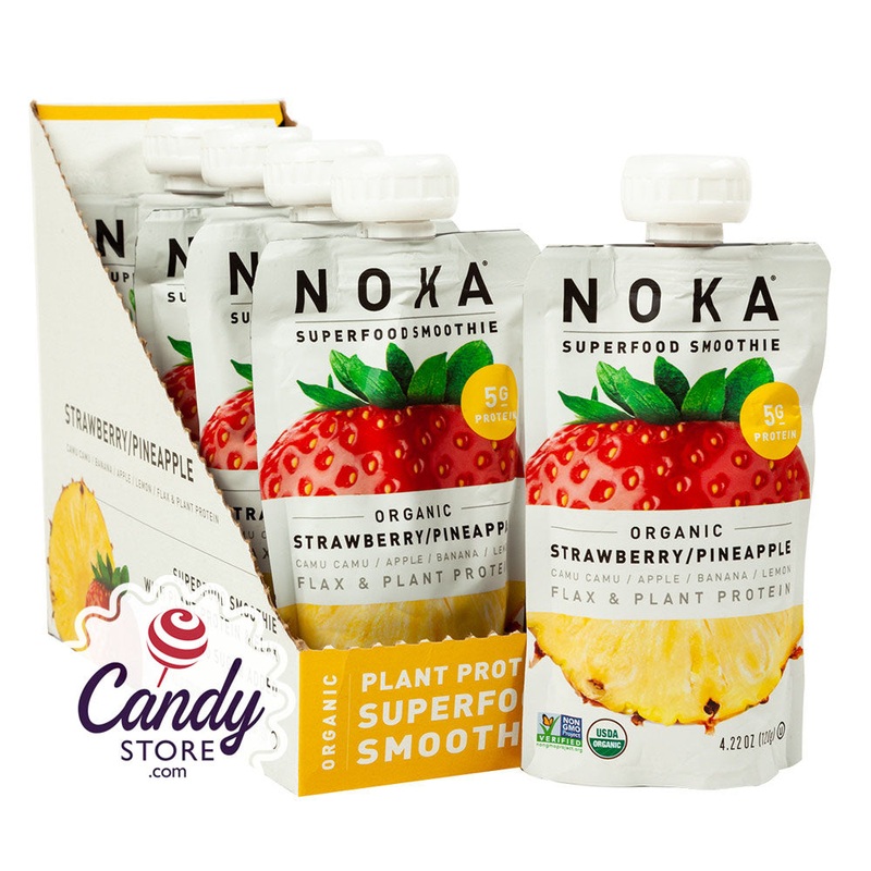 Noka Superfood Smoothie Organic Strawberry Pineapple 4.22oz – 12ct