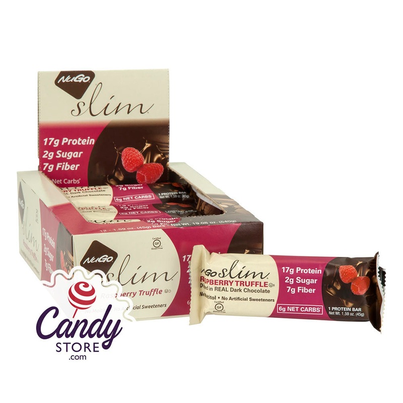 Nugo Slim Raspberry Truffle Bars – 12ct