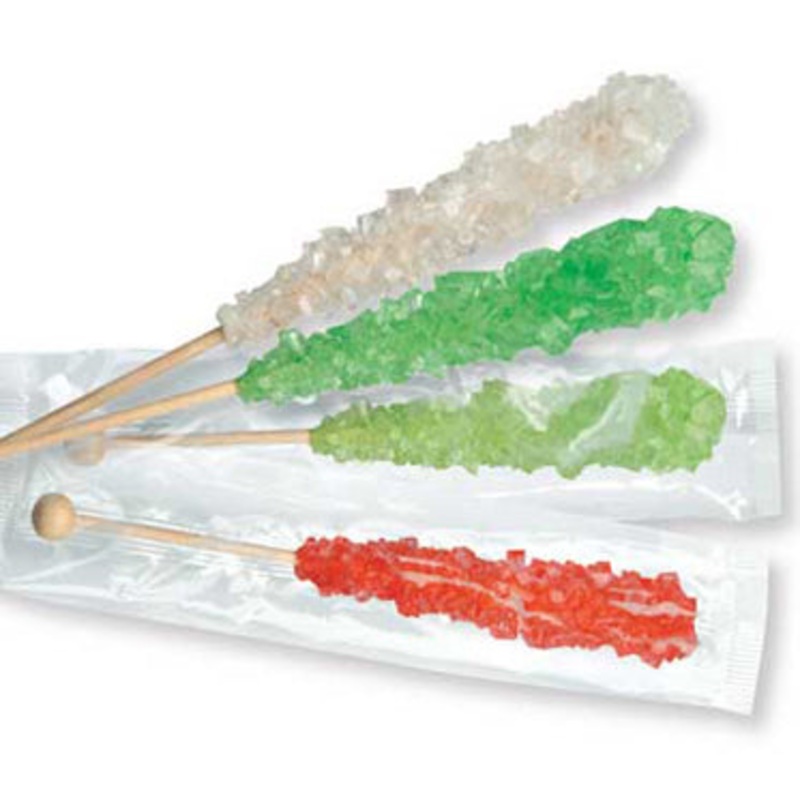 Rock Candy Crystal Sticks – 120ct Wrapped