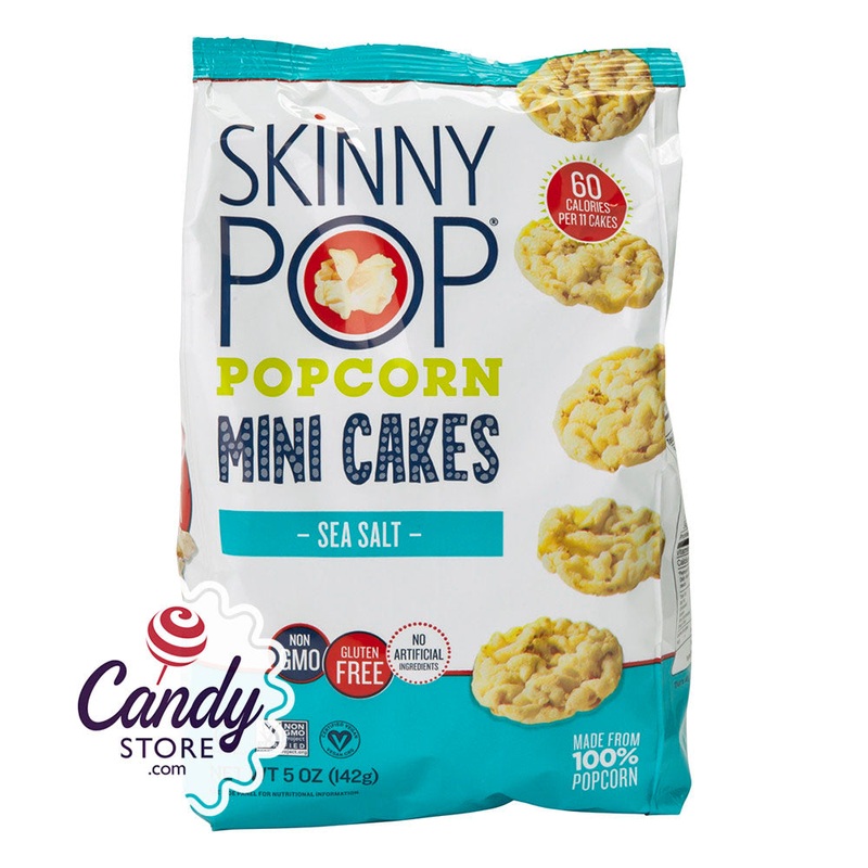 Skinnypop Sea Salt Mini Cakes 5oz Bags – 12ct