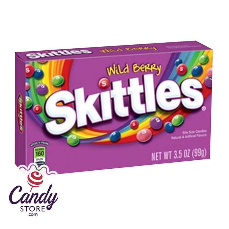 Skittles Wild Berry 3.5oz Theater Box – 12ct