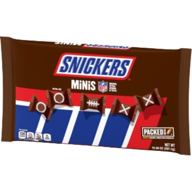 Snickers Minis NFL Wrapper 10.48 oz. Bag