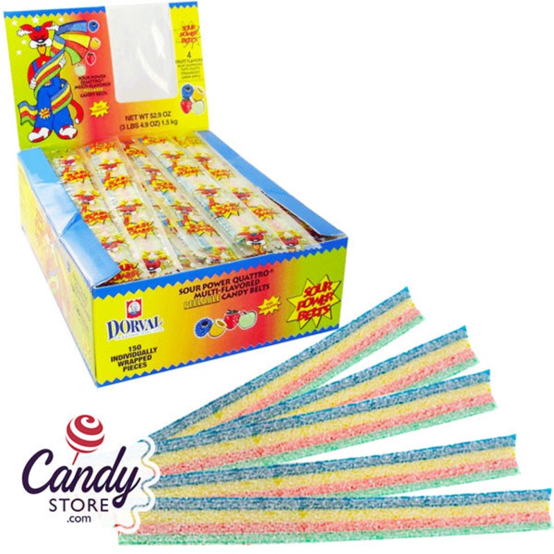 Sour Power Belts – 150ct Wrapped