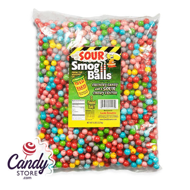 Sour Smog Balls Candy – 5lb Bulk