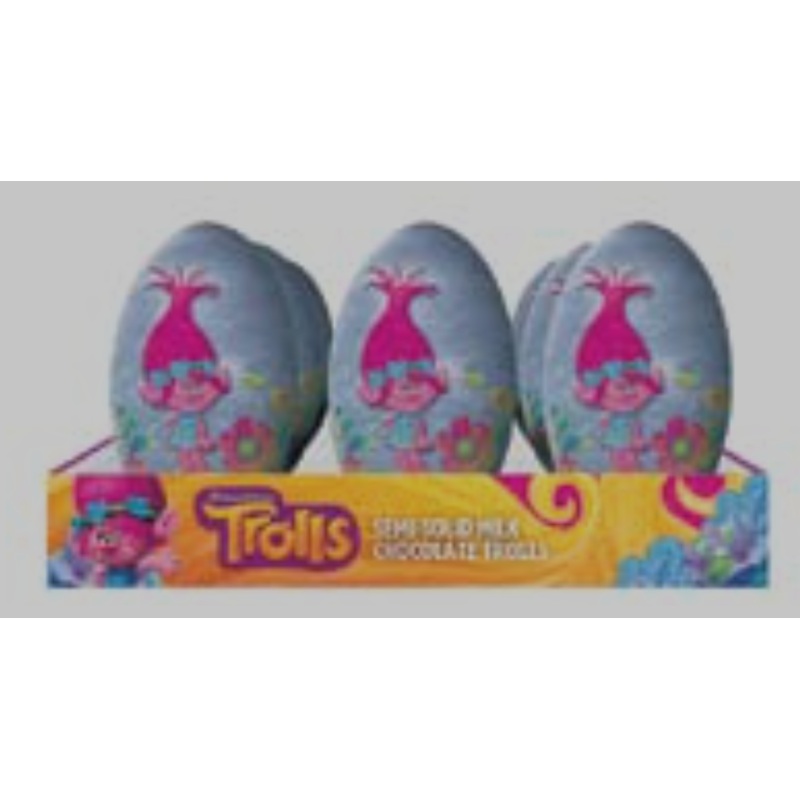 Trolls Milk Chocolate Semi-Solid Poppy – 9ct