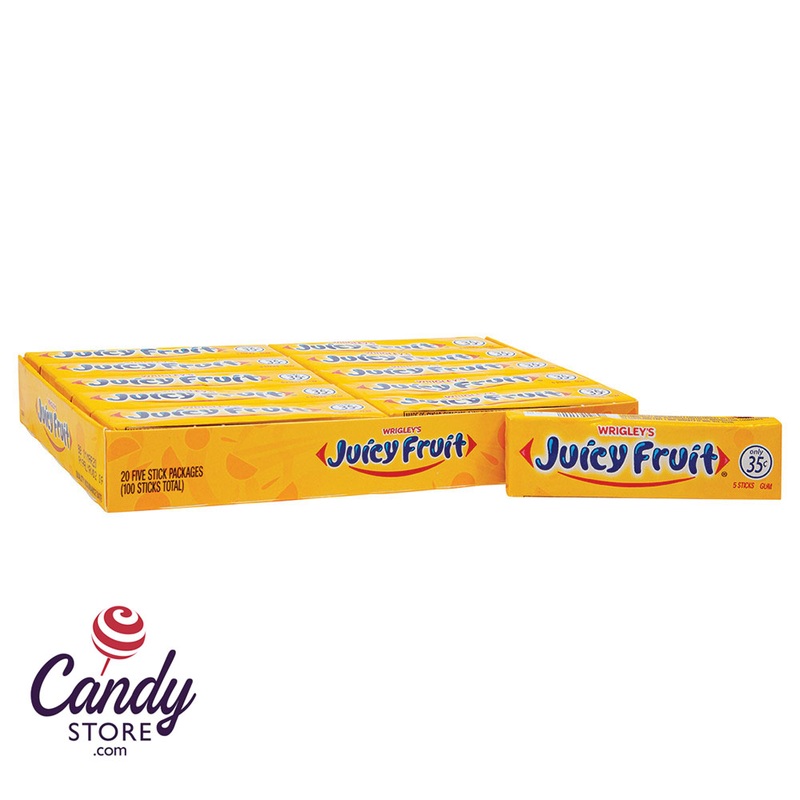Wrigley Juicy Fruit Gum 5-stick – 40ct