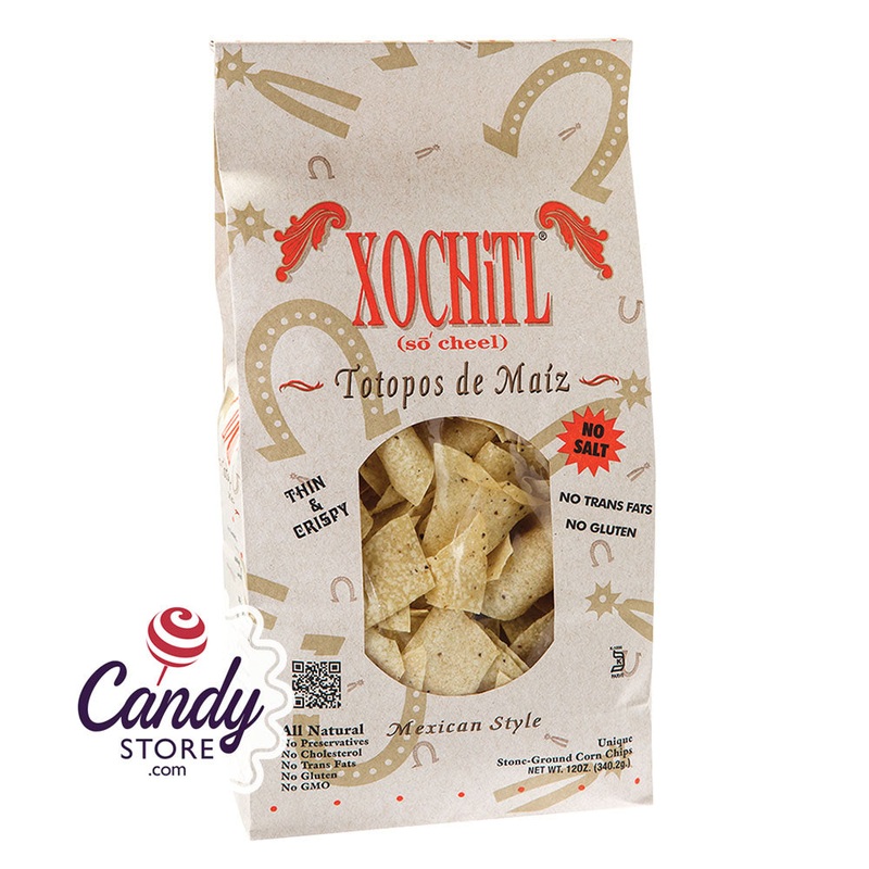 Xochitl Unsalted Tortilla Chips 12oz Bags – 10ct