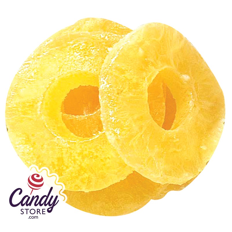 Candied Pineapple Slices Glace – 30lb Bulk