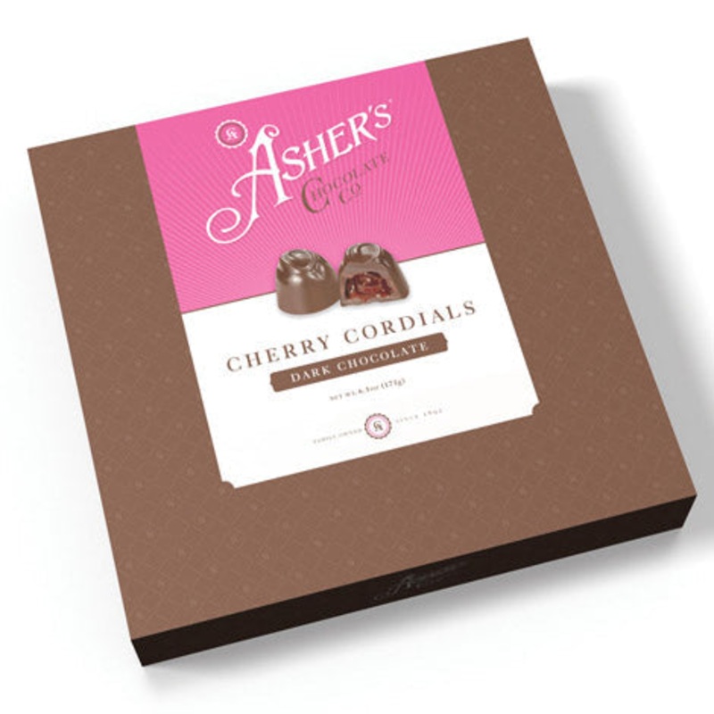 Cherry Cordials Dark Chocolate – 6.1oz Gift Box – 10ct