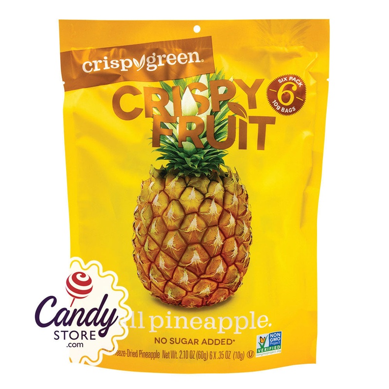 Crispy Green Crispy Fruit Pineapple 2.10oz Peg Bags – 12ct