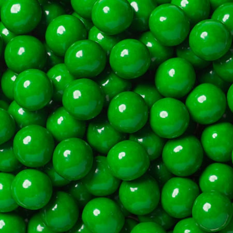 Dark Green Sixlets Candy – 12lb