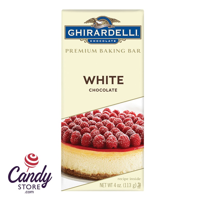 Ghirardelli White Chocolate Baking 4oz Bar – 12ct