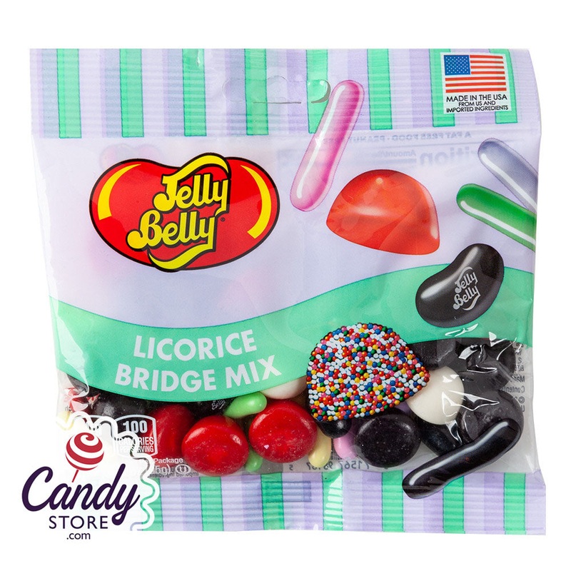 Jelly Belly Licorice Bridge Mix Bags – 12ct