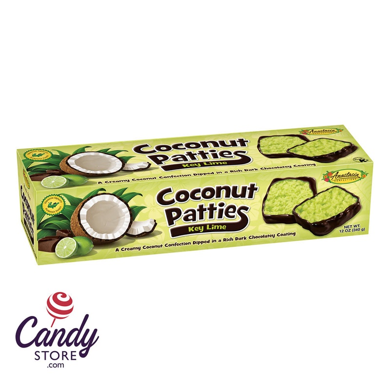 Key Lime Coconut Patties Box Anastasia – 12ct