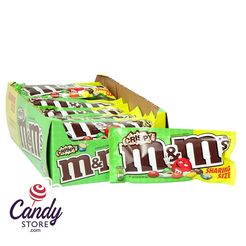 M&M’s Crispy 2.83oz King Size Bag – 24ct