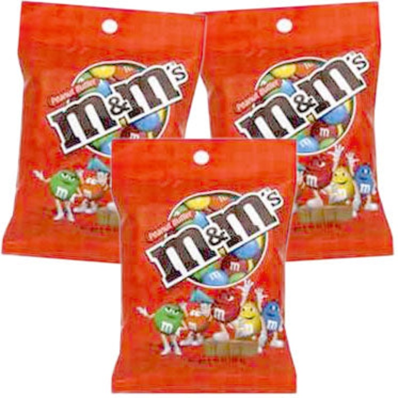 M&M’s Peanut Butter Peg Bags – 12ct