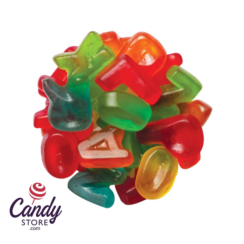 Mini Gummy Alphabet Letters – 6.6lb