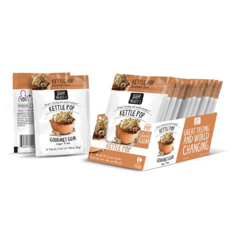 Project 7 Kettle Pop Gum Pouch – 12ct